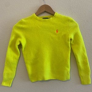 Polo / neon yellow sweater